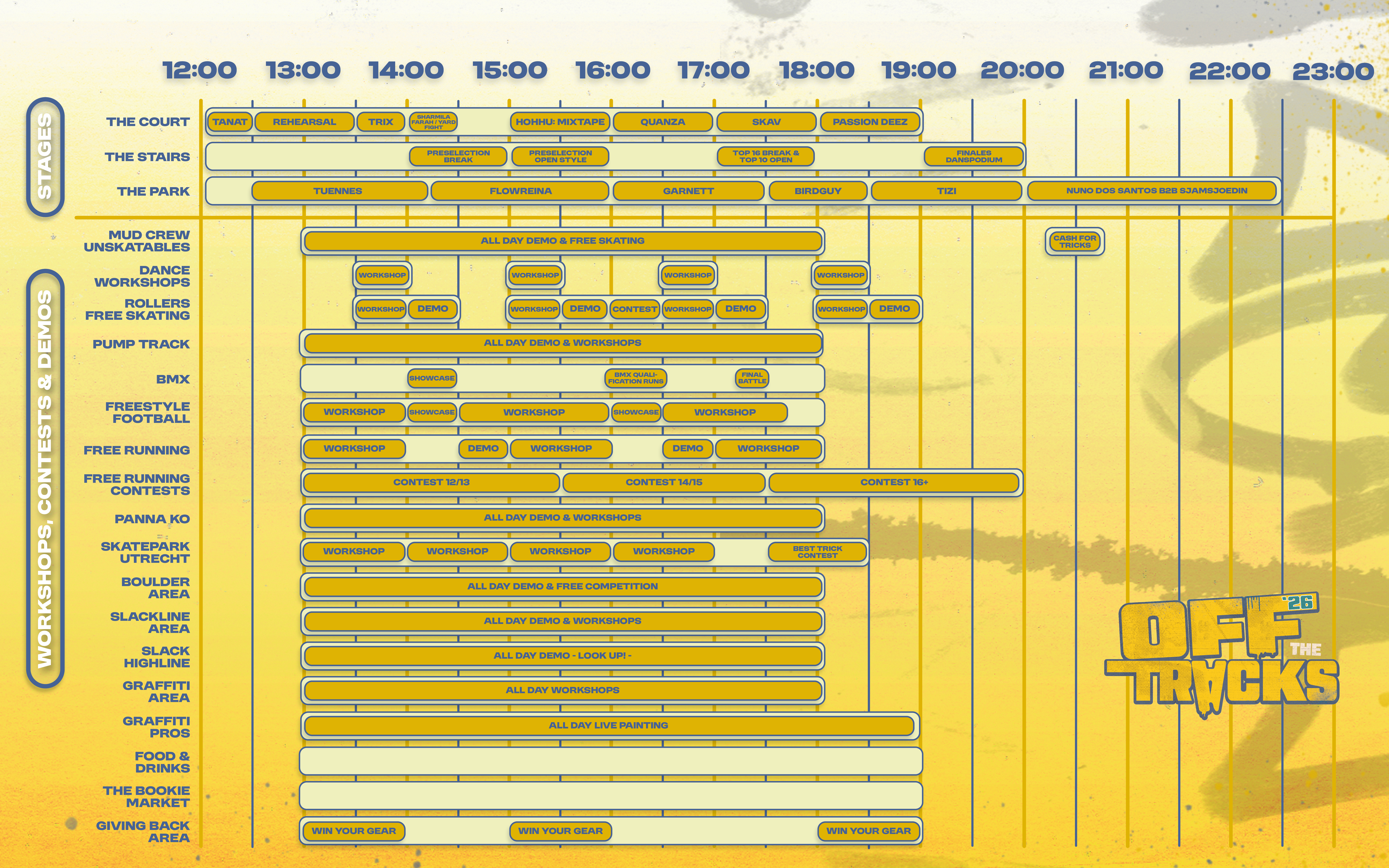 Timetable 2026 time table off the tracks utrecht
